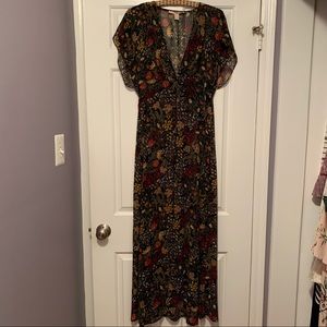 Forever21 Floral Overlay Dress